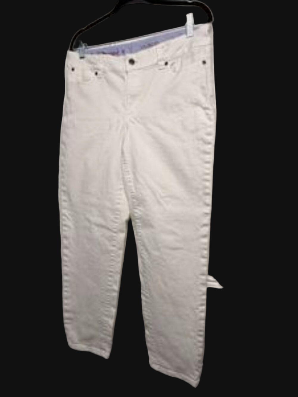 Talbots White Boyfriend Jeans